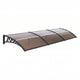Instahut Window Door Awning 0.8mx3m Brown | Home & Garden > Shading > Awnings