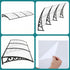 Instahut Window Door Awning 0.8mx3m Transparent | Home & Garden > Shading > Awnings
