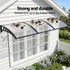 Instahut Window Door Awning 0.8mx3m Transparent | Home & Garden > Shading > Awnings