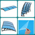 Instahut Window Door Awning 1mx3m Blue | Home & Garden > Shading > Awnings