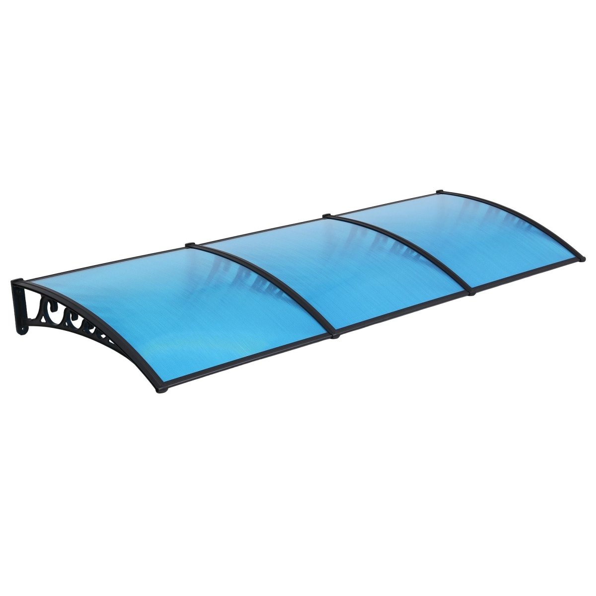 Instahut Window Door Awning 1mx3m Blue | Home & Garden > Shading > Awnings