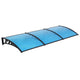 Instahut Window Door Awning 1mx3m Blue | Home & Garden > Shading > Awnings
