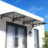 Instahut Window Door Awning Canopy 1m x 3m Grey Solid Sheet Metal Frame | Home & Garden > Shading > Awnings