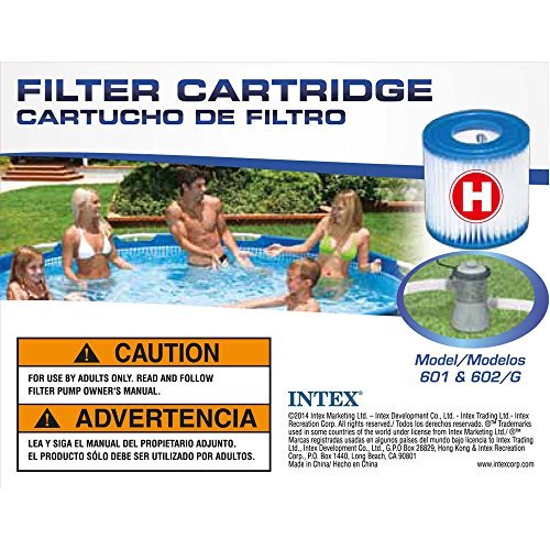 Intex 12 x Filter Cartridge replacement Size H INTEX FILTER PUMP 29007 | Outdoorium