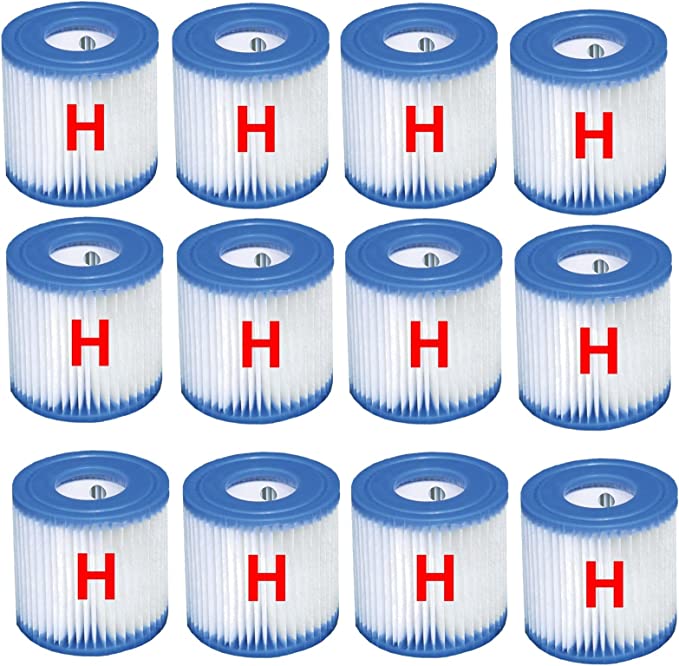 Intex 12 x Filter Cartridge replacement Size H INTEX FILTER PUMP 29007 | Outdoorium
