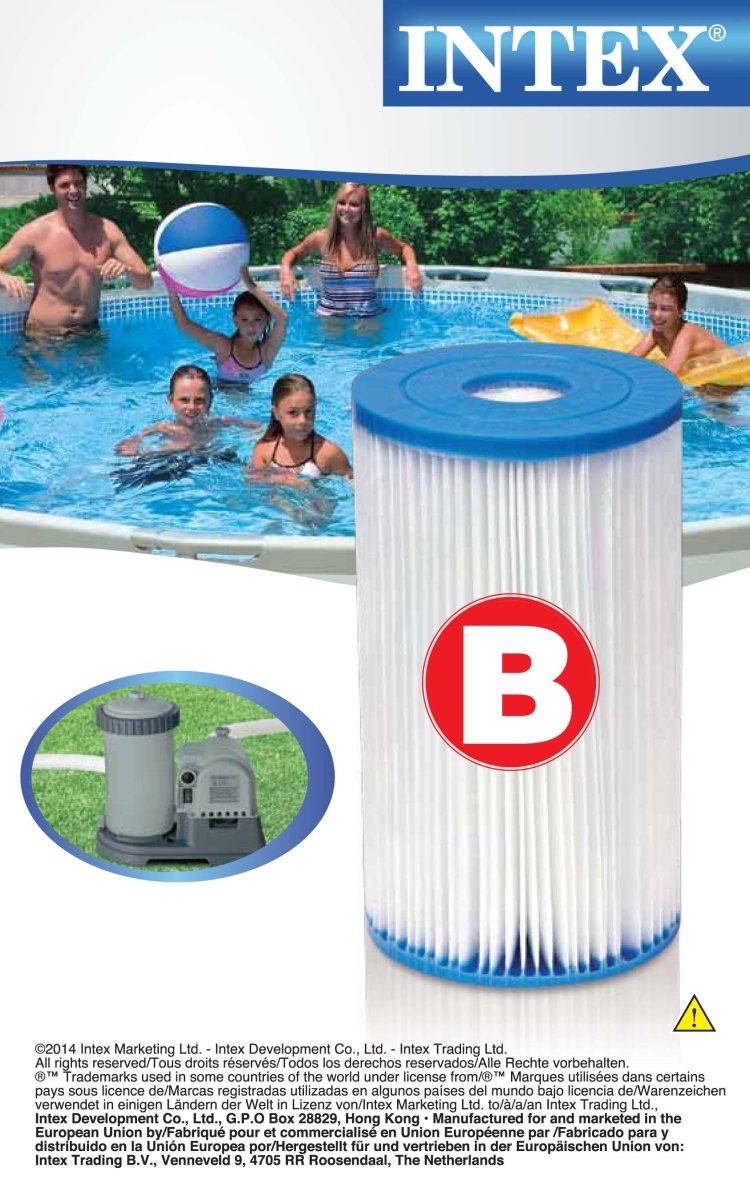 Intex Filter Cartridge replacement Size B INTEX FILTER PUMP 29005 | Outdoorium