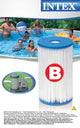 Intex Filter Cartridge replacement Size B INTEX FILTER PUMP 29005 | Outdoorium