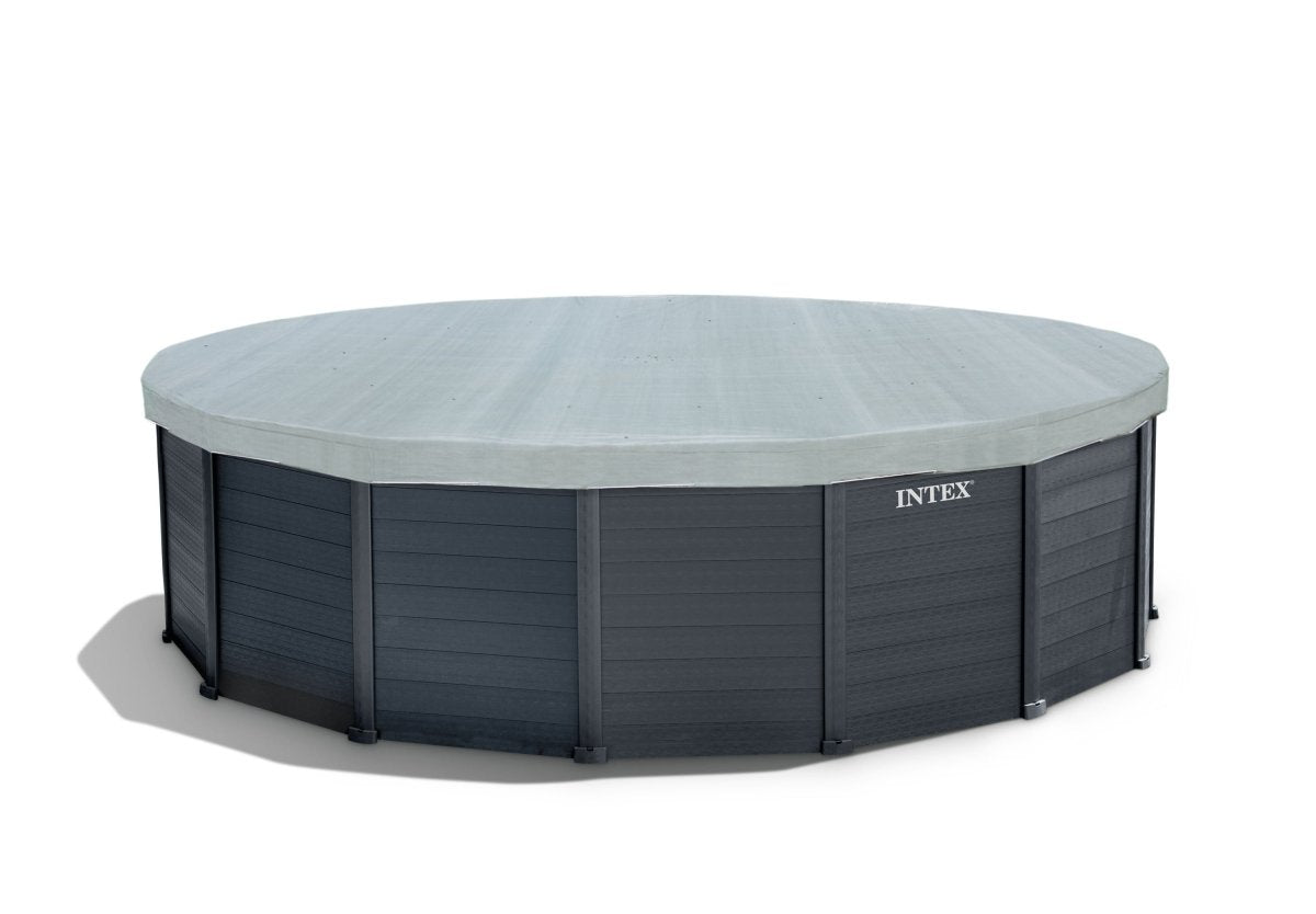 Intex Intex Graphite Grey Panel Pool 4.78 x 1.24M 26384 | Outdoorium