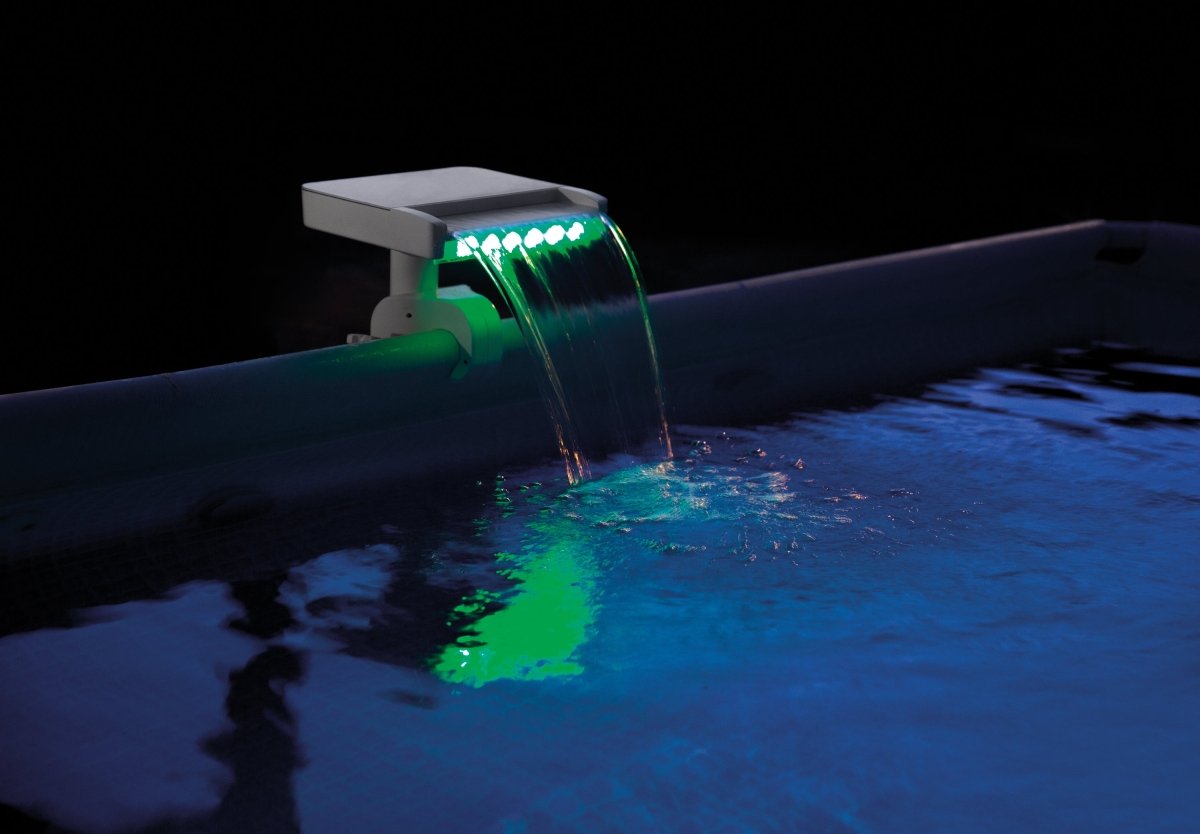 Intex Multi - Color LED Waterfall Cascade 28090 | Outdoorium