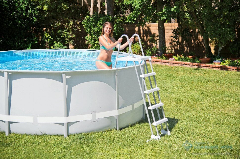 Intex Pool Ladder with Removable Steps for 122cm (48") Wall Height Pools 28076 | Outdoorium