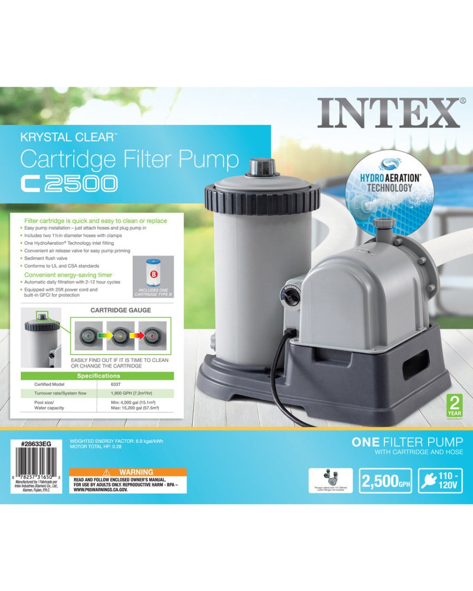 Intex Pool PUMP and FILTER 9463/h C2500 28634 | Outdoorium