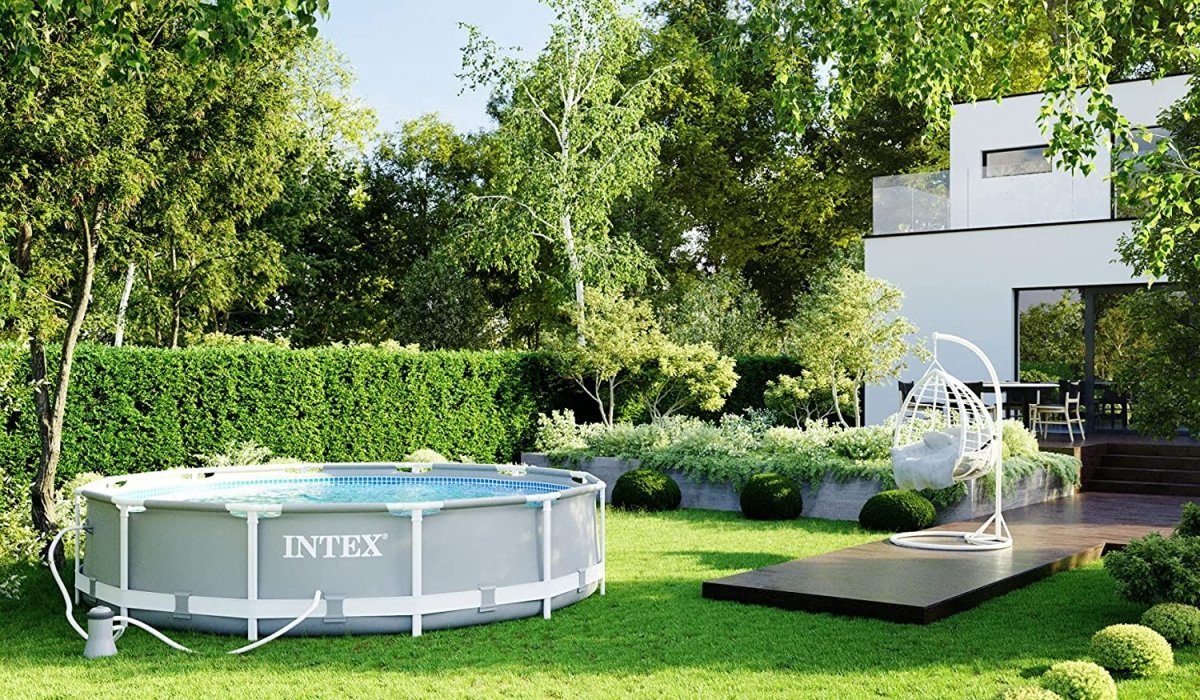 Intex PRISM 10' Metal Frame Above Ground Pool - 305cm x 76cm 26702 | Outdoorium