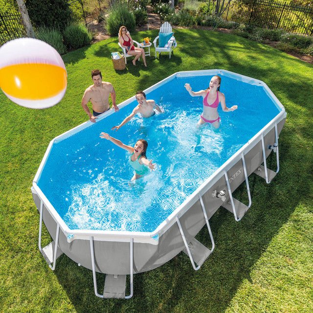 Intex PRISM Frame 16' Above Ground Pool 503cm x 274cm x 122cm 26796 | Outdoorium
