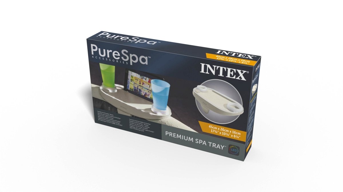 Intex Pure Spa Premium Spa Tray w/ LED Light 28520 | Outdoorium