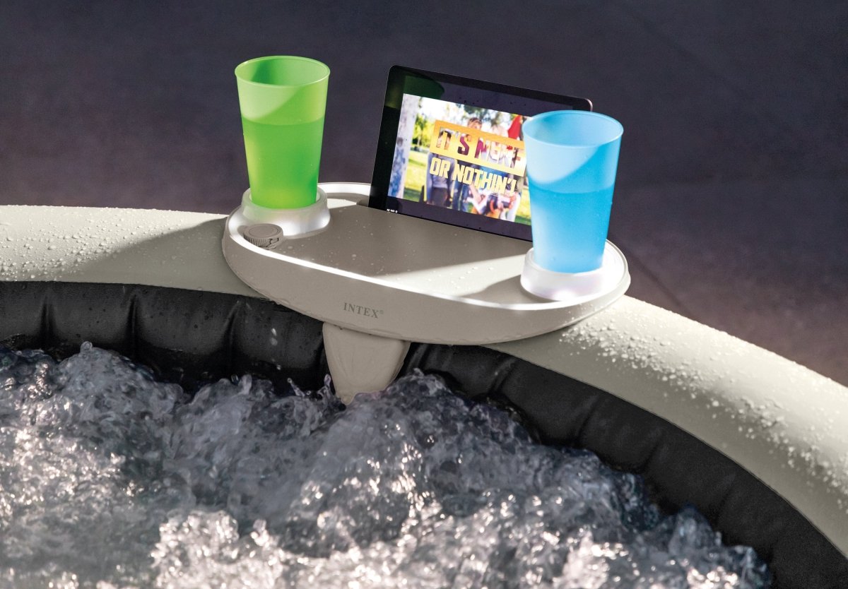 Intex Pure Spa Premium Spa Tray w/ LED Light 28520 | Outdoorium