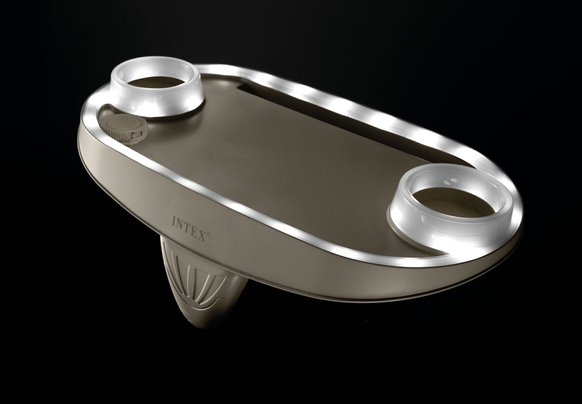 Intex Pure Spa Premium Spa Tray w/ LED Light 28520 | Outdoorium