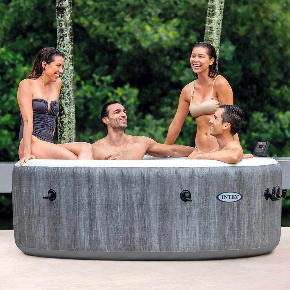 Intex PureSpa 6 Person Greywood Spa 28442 | Outdoorium