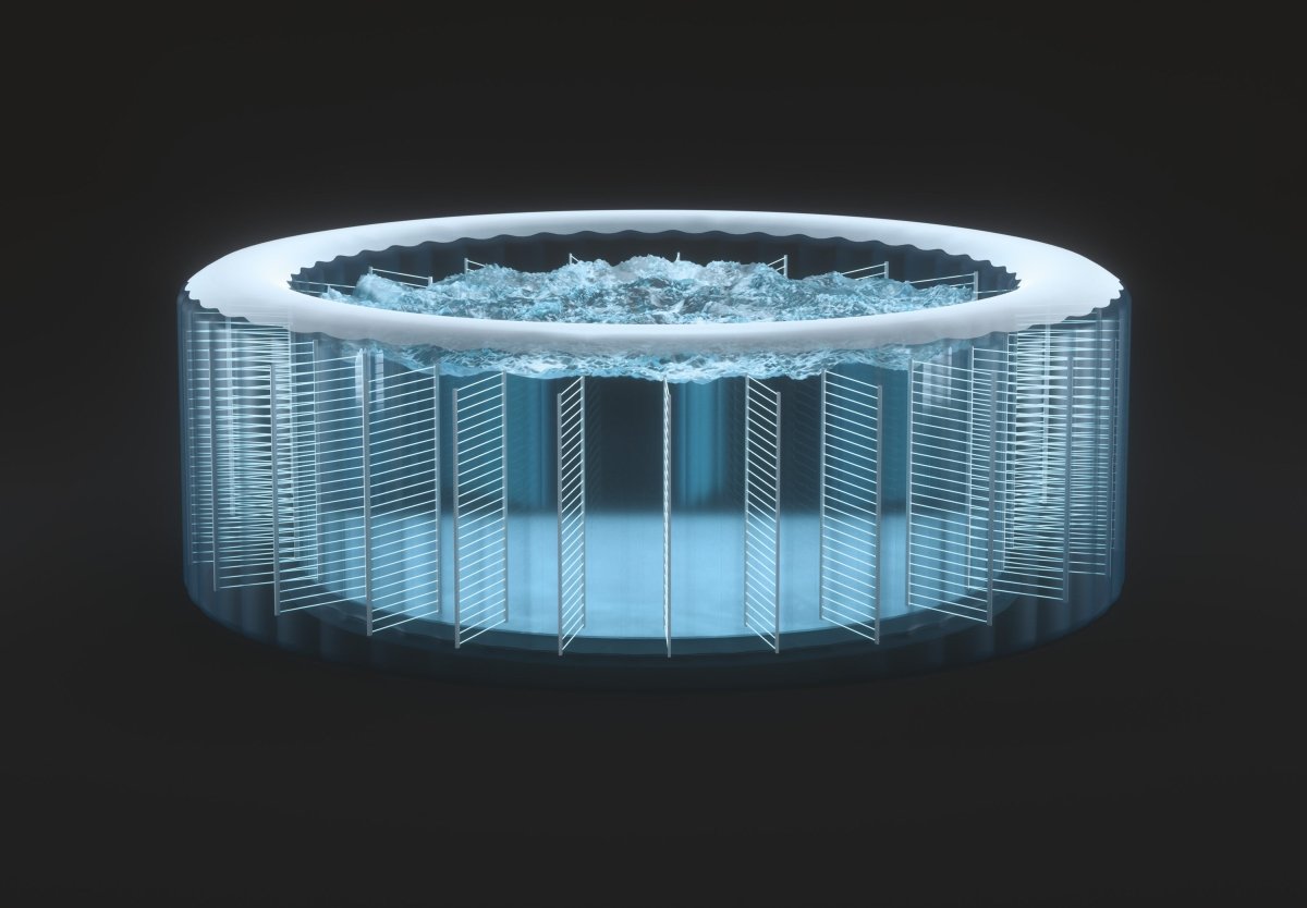 Intex PureSpa Bubble Massage 4 Person Spa 28426 | Outdoorium