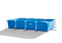 Intex Rectangular Frame Pool 4.5m X 2.2m X 0.84m 28273 | Outdoorium