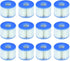 Intex Spa S1 Replacement Filter Cartridges 12 Pack 29001_6 | Outdoorium