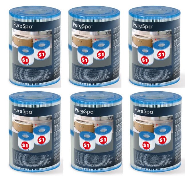 Intex Spa S1 Replacement Filter Cartridges 12 Pack 29001_6 | Outdoorium