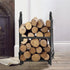 Iron Log Holder Indoor Heavy Duty Firewood Rack 180kg | Outdoorium