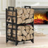 Iron Log Holder Indoor Heavy Duty Firewood Rack 180kg | Outdoorium