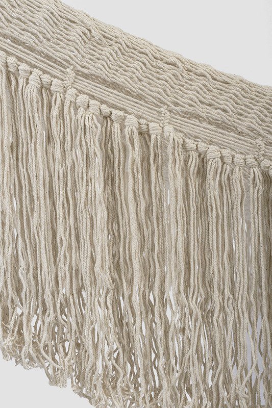 Ivory Cascade, hand woven rope Authentic Mexican Hammock | Outdoorium