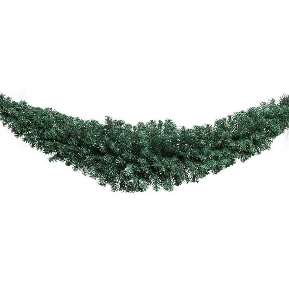 Jingle Jollys 1.8m Christmas Garland Xmas Decorations Green Wedding Party - Outdoorium