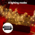 20M Christmas Lights Ribbon Fairy Light 200 LED Warm Jingle Jollys | Outdoorium