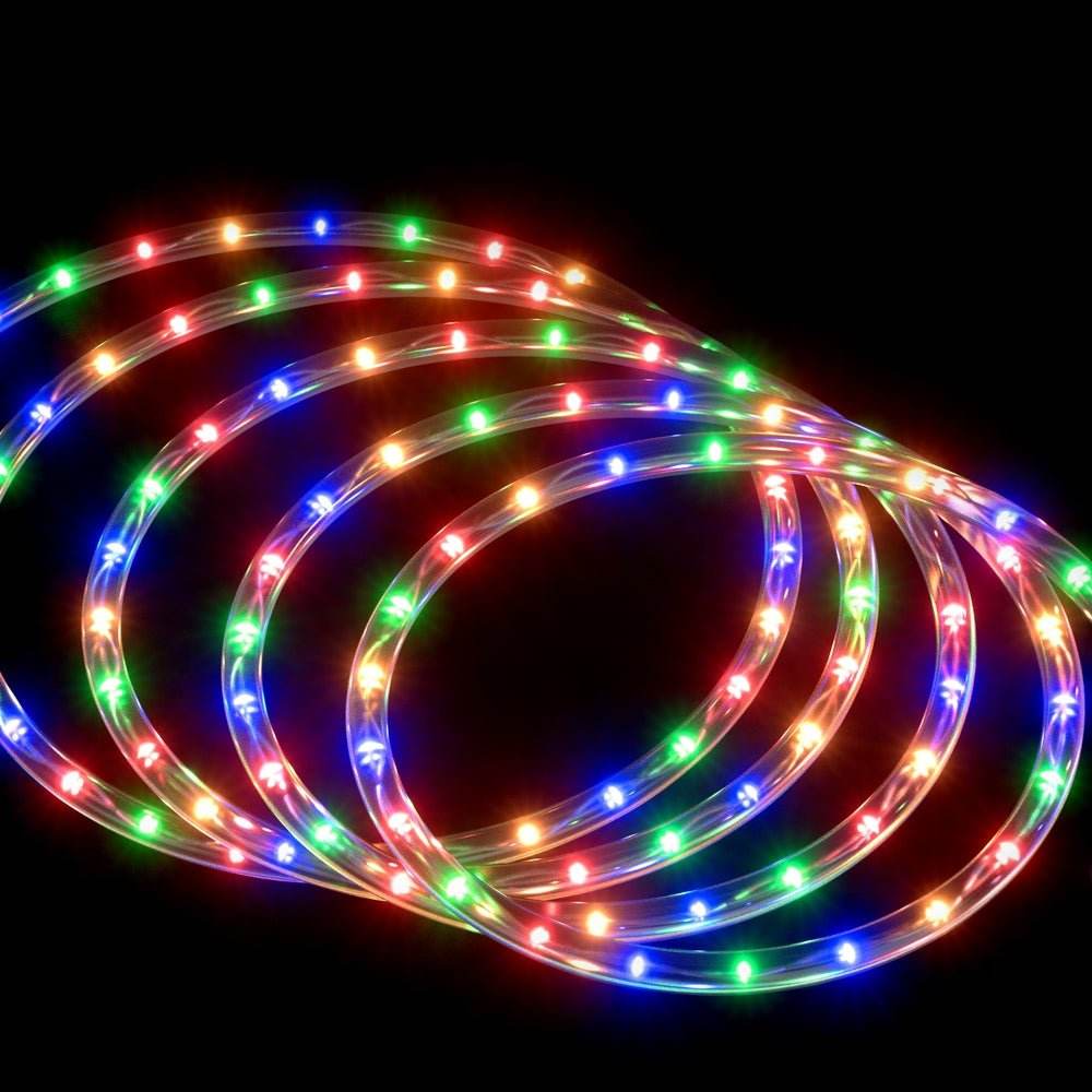 20M Christmas Lights String Rope Light Decorations 600 LED Colorful Jingle Jollys | Outdoorium
