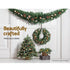 Jingle Jollys 2.1m Christmas Garland Xmas Decorations Green Wedding Party | Outdoorium