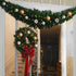Jingle Jollys 2.1m Christmas Garland Xmas Decorations Green Wedding Party | Outdoorium