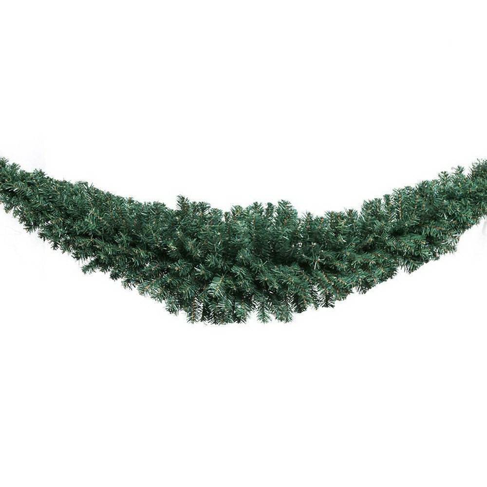 Jingle Jollys 2.1m Christmas Garland Xmas Decorations Green Wedding Party | Outdoorium