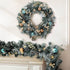 Jingle Jollys 2.7m Christmas Garland with Wreath Set LED Lights Snowy Xmas Decor - Outdoorium