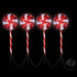 4 PCS Christmas Lights Path Ground Light Garden Decoration 112 LED Jingle Jollys | Outdoorium