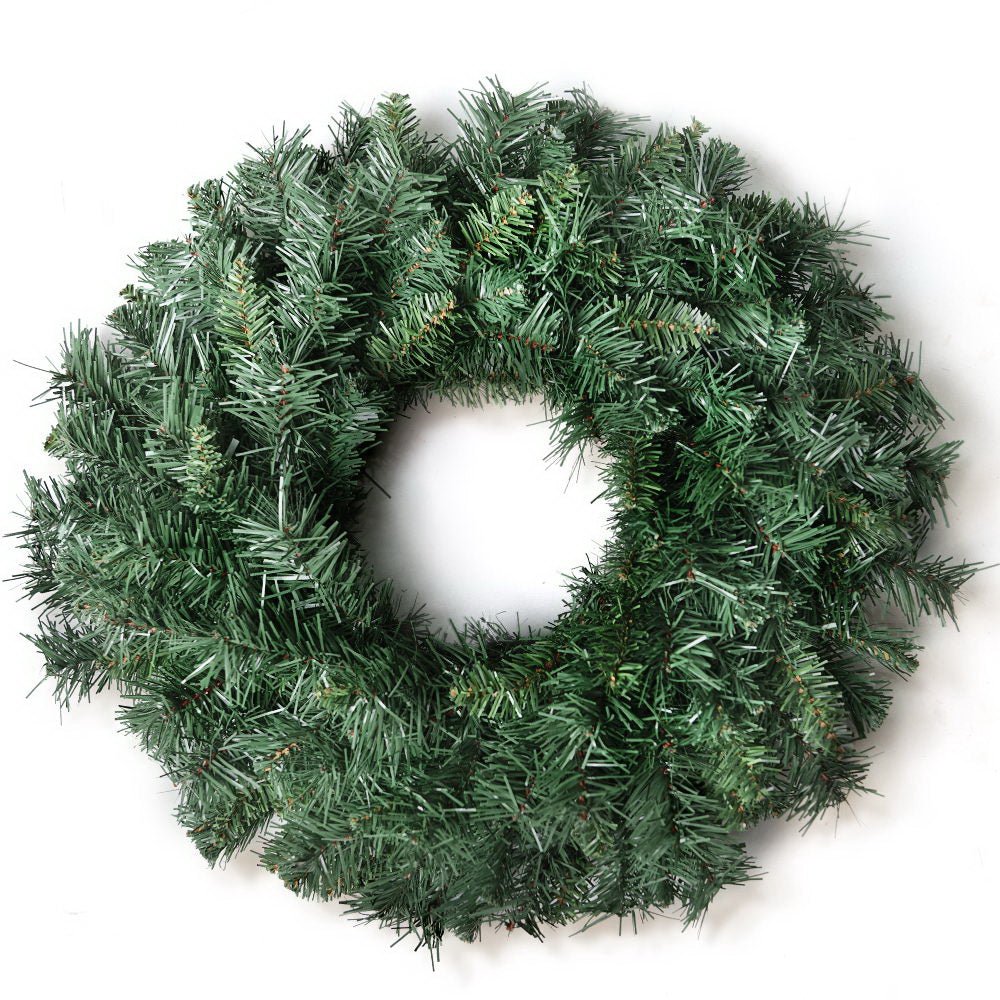 Jingle Jollys 60cm Christmas Wreath Garland Xmas Decorations Wedding Party - Outdoorium