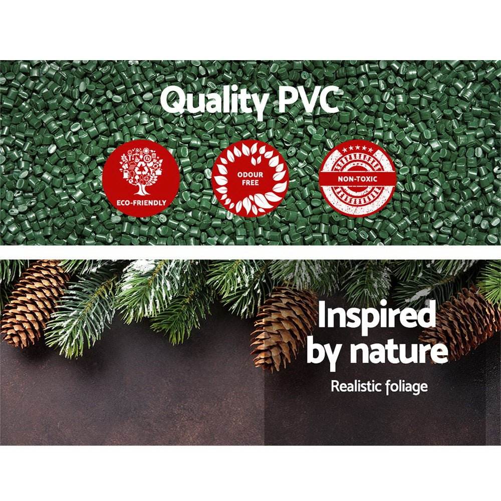 Jingle Jollys 60cm Christmas Wreath Garland Xmas Decorations Wedding Party | Outdoorium