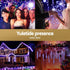 288 LED 7M Christmas Lights Icicle Light Falling Metor Jingle Jollys | Outdoorium