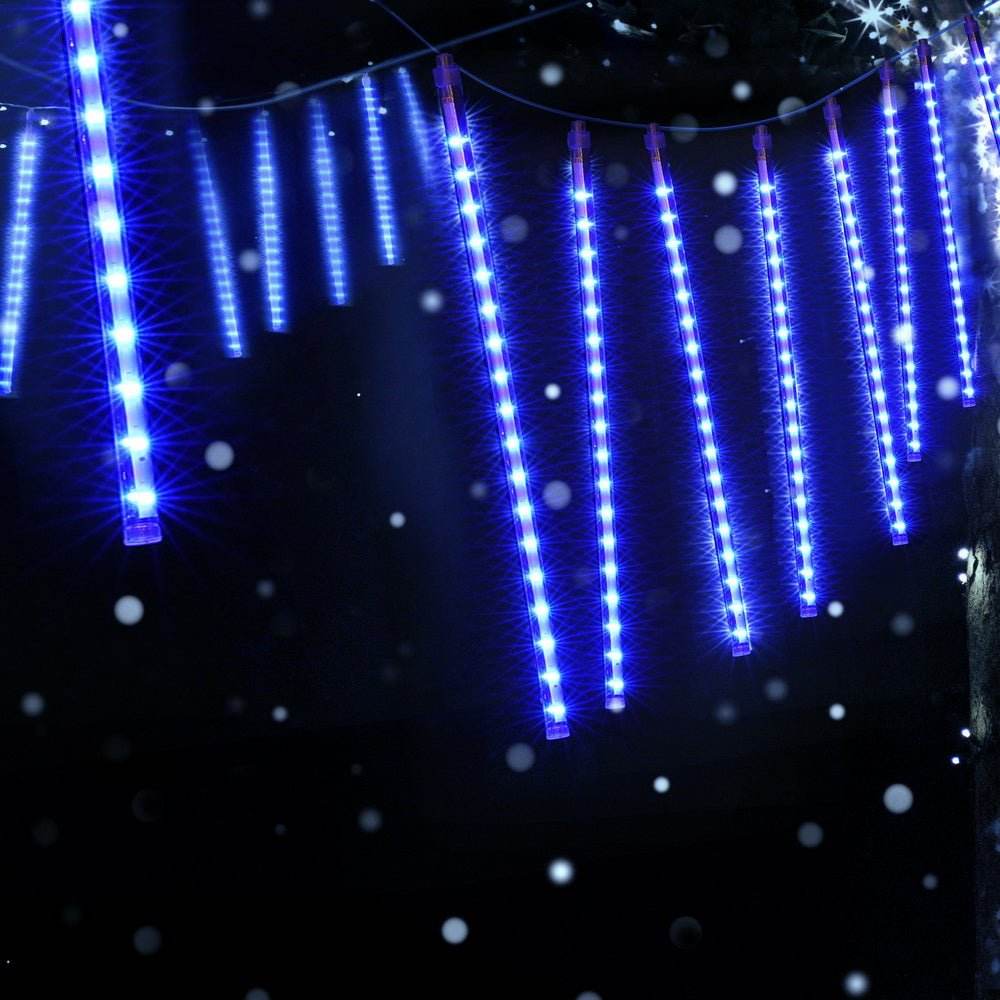 288 LED 7M Christmas Lights Icicle Light Falling Metor Jingle Jollys | Outdoorium