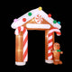 Jingle Jollys Christmas Inflatable Archwary Ginger 2.8M Illuminated Decorations | Outdoorium