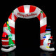 Jingle Jollys Christmas Inflatable Archwary Santa 3M Illuminated Decorations | Outdoorium