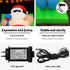 Jingle Jollys Christmas Inflatable Santa Bench 1.8M LED Illuminated Decorations | Outdoorium