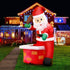 Jingle Jollys Christmas Inflatable Santa Illuminated Decorations | Outdoorium