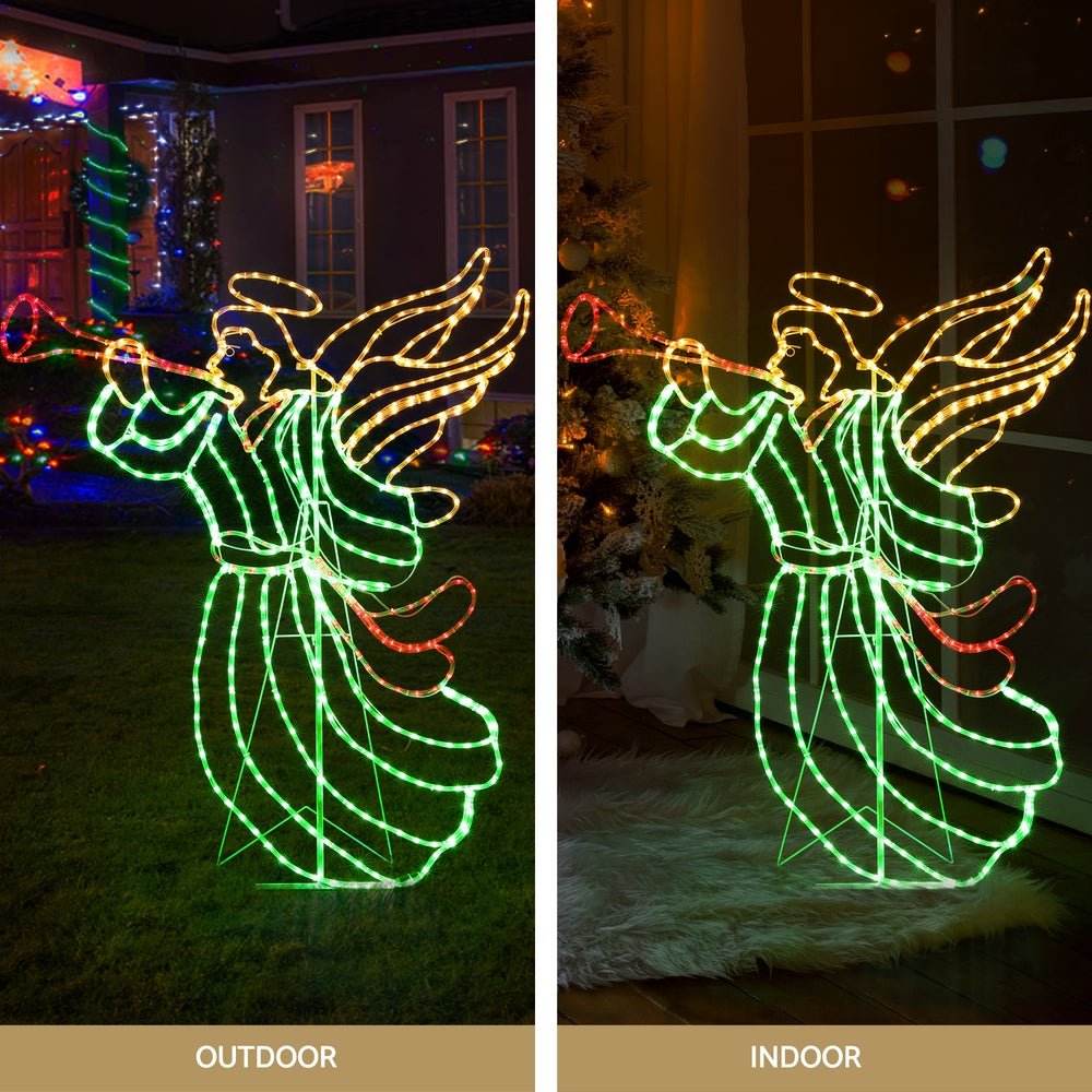 1.44M Christmas Lights Motif 504 LED Rope Light Outdoor Decoration Jingle Jollys - Outdoorium