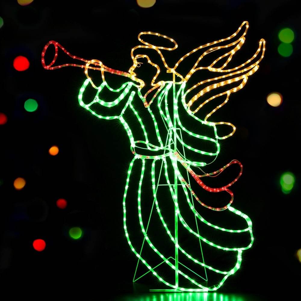1.44M Christmas Lights Motif 504 LED Rope Light Outdoor Decoration Jingle Jollys - Outdoorium