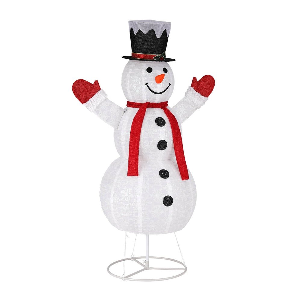 Jingle Jollys Christmas Lights 200 LED 175cm Fairy Light Snowman Decorations - Outdoorium