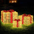 3 PCS Christmas Lights 240 LED Fairy Light Gift Box Decorations Jingle Jollys - Outdoorium