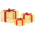 3 PCS Christmas Lights 240 LED Fairy Light Gift Box Decorations Jingle Jollys - Outdoorium
