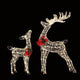 2 PCS Christmas Lights 170 LED Fairy Light Reindeer Decorations Jingle Jollys | Occasions > Christmas